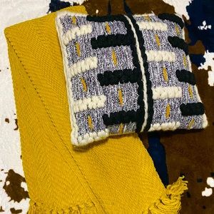 Decorative pillow and blanket